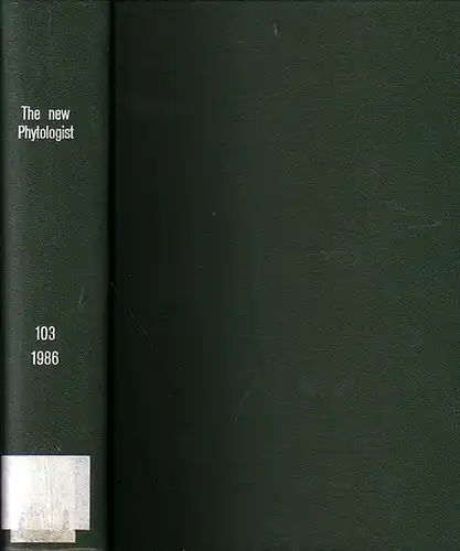 Tansley, Arthur (Founded in 1902). - Ayres, P.G. / Briggs, D. / Dale, J.E. / Duckett, J.G. / Lewis, D.H. / Mansfield, T.A. / Stribley, D. P. / Syrett, P.J. / West, R. G. / Yeoman, M.M. (Editors) // G.M. MacDonald and J.C. Ritchie / J.J. Lowe and M.J.C. Wa
