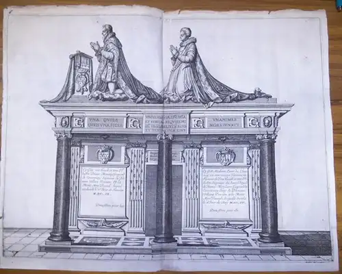 Courtenay / Chesnay: Sans titre: Tombeau de Msgr. Gaspard de Courtenay et Mme. Emée du Chesnay. 