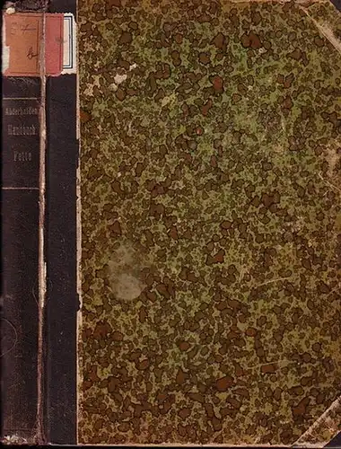 Abderhalden, Emil (Hrsg.) / Eichwald, Egon / Bömer, Aloys: Handbuch der biologischen Arbietsmethoden. Abt. I, Chemische Methoden, Teil 8, Heft 2.  Fette. Mit 2.. 