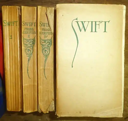 Swift, Jonathan: Prosa Schriften. Komplett in 4 Bänden. 