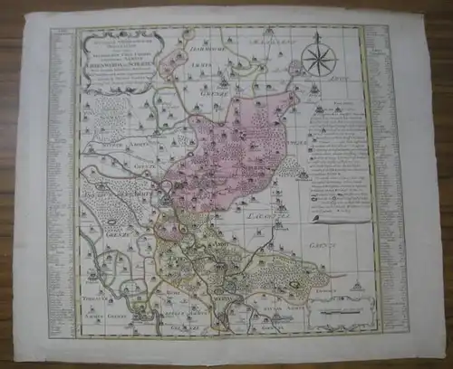 Liebenwerda und Schlieben.   Schenk, Petrus: Accurate Geographische Delineation derer zum Saechsischen Chur Creisse gehörigen Aemter Liebenwerda und Schlieben. Nebst darinnen befindlichen Staedten und.. 