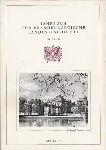 Jahrbuch für Brandenburgische Landesgeschichte. - Felix Escher / Lorenz Friedrich / Dr. Heinz Gebhardt / Eckart Henning / Martin Henning / Gerhard Küchler / Wolfgang...