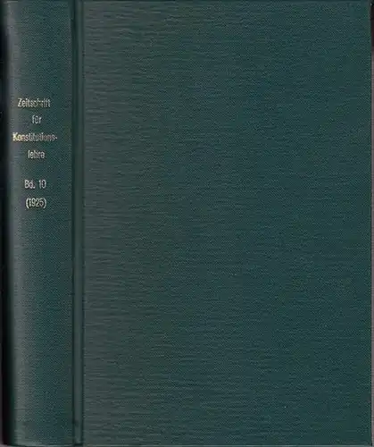 Zeitschrift für [angewandte Anatomie und] Konstitutionslehre.    Herausgegeben von J. Tandler, A. Frhr. Von Eiselsberg, A. Kolisko, F.Martius, F. Chvostek, H. Braus, E.Kallius.. 