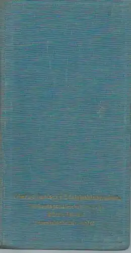 Taschenkalender: Kalendarium 1938/1939 und 15 Teilkarten von Deutschland mit Straßendurchfahrtsplänen u.v.a. Herausgeber: Oberschlesische Steinkohlengruben, Verkaufsgesellschaft, Berlin. 