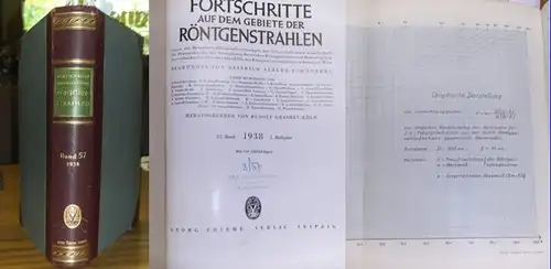 Fortschritte auf dem Gebiete der Röntgenstrahlung.   Heinrich Albers (Begr.), Rudolf Grashey (Hrsg.): Fortschritte auf dem Gebiete der Röntgenstrahlen. 57. Band 1938, 1. Halbjahr.. 