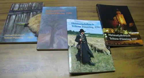 Landkreis Teltow-Fläming (Hrsg.): 1994, 1995, 1997 und 2007: Heimatjahrbuch für den Landkreis Teltow-Fläming, 1., 2., 4. und 14. Jahrgang. 