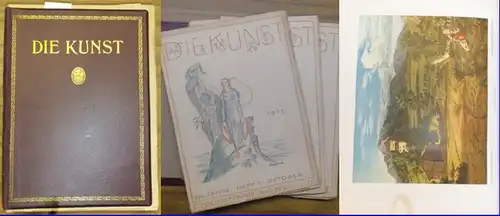 Kunst, Die. - P. Kirchgraber (verantw. Hrsg.): Die Kunst. Monatshefte für freie und angewandte Kunst. XXI. Jahrgang mit den Heften 1 (Oktober 1919) bis 6 (März 1920) / Kunst für alle XXXV / Dekorative Kunst XXIII. 