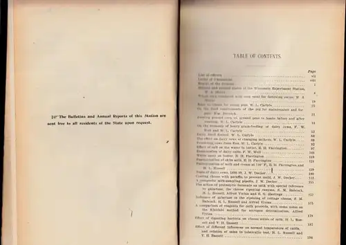 University of Wisconsin: Sixteenth annual report of the Agricultural Experiment Station of the University of Wisconsin. For the year ending June 30, 1899. 