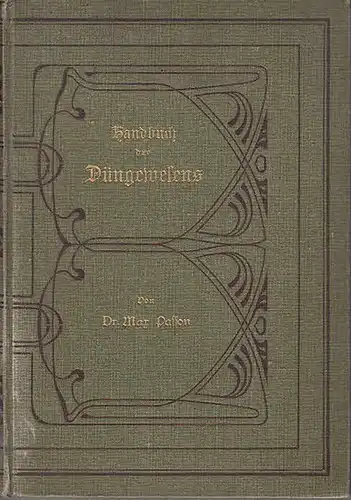 Passon, Max: Handbuch des Düngewesens. 