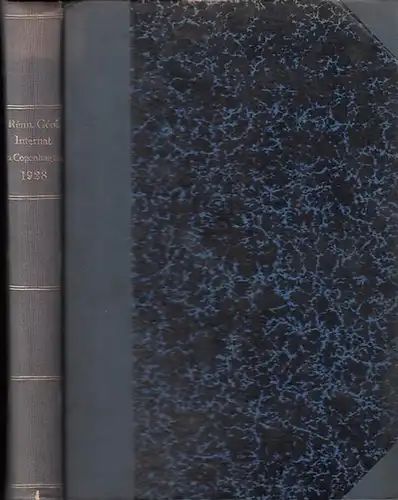 Nordmann, V. ; Madsen, Victor (Hrsg.) - W. Wolff, Odum Hilman, P.Tesch u.a: Compte rendu de la Reunion Geologique International a Copenhague 1928. (=Danmarks Geologiske Undersogelse). 