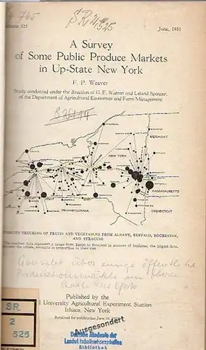 Weaver, F. P. // Chester Tolle and L. A. Maynard // Lyon, T. L.  // Marble D.R., Hall, G.O.  // Stove, Howard J.  // Staker, E. V. and Wilson, B.D.  // Maynard, L. A. and McCay, C. M: Weaver, F. P.: A Survey of Some Public Produce Markets in Up-State New 