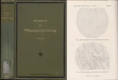 Zeitschrift für Pflanzenzüchtung.   Fruwirth, C. (Hrsg.) / L. Kiessling / H. Nilsson Ehle / K. v. Rümker / E. v. Tschermak: Zeitschrift für.. 