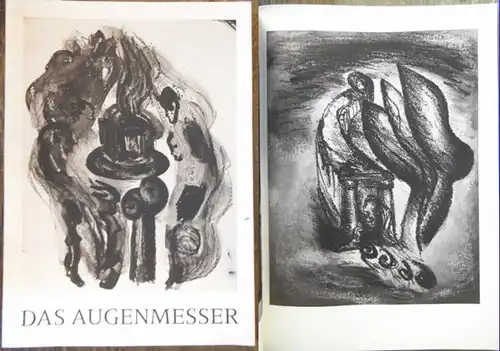 Reme, Jörg: Das Augenmesser. Original-Flachdruck-Lithographien von Jörg Reme. Mit einem Vorwort von Godehard Schramm. Zitate von namhaften Persönlichkeiten aus Kunst und Literatur. 