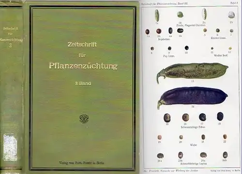 Zeitschrift für Pflanzenzüchtung.   Fruwirth, C. (Hrsg.) / L. Kiessling / H. Nilsson Ehle / K. v. Rümker / E. v. Tschermak: Zeitschrift für.. 