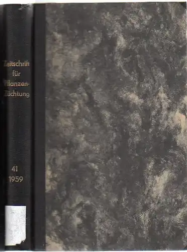 Zeitschrift für Pflanzenzüchtung.   Fruwirth, C. (Begründer) // Akerberg, E.; Kappert, H.; Kuckuck, H.; Rudorf,  W.; Stubbe, H.; Tschermak, E.v. (Herausgeber): Zeitschrift für.. 