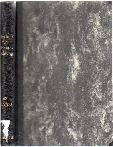 Zeitschrift für Pflanzenzüchtung. - Fruwirth, C. (Begründer) // Akerberg, E.; Kappert, H.; Kuckuck, H.; Rudorf,  W.; Stubbe, H.; Tschermak, E.v. (Herausgeber): Zeitschrift für Pflanzenzüchtung...