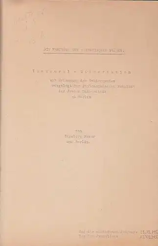 Masur, Ingeborg: Die Veträge der germanischen Stämme. Inaugural-Dissertation zur Erlangung des Doktorgrades, vorgelegt der Philosophischen Fakultät der Freien Universität zu Berlin. 