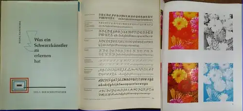 Hantschke, Heinz (Idee, Text und Typographie): Was ein Schwarzkünstler zu erlernen hat. Teil 1: Der Schriftsetzer. 