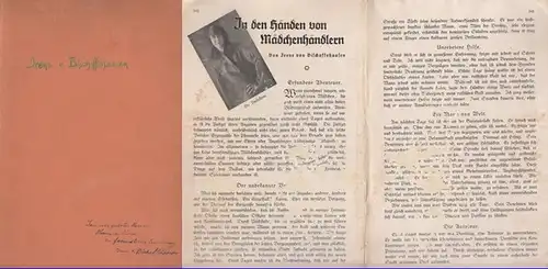 Bischoffshausen, Irene von: In den Händen von Mädchenhändlern. 