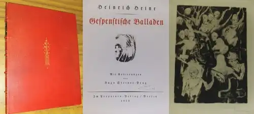 Gespenstische Balladen. - mit Radierungen von Hugo Steiner-Prag