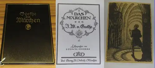 Goethe, Johann Wolfgang von / Ludwig Enders: Das Märchen. Mit 8 ganzseitigen, getönten Lithographien von Ludwig Enders. 