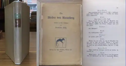Essig, Hermann: Die Weiber von Weinsberg.  Lustspiel in fünf Aufzügen. 