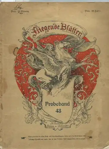 Fliegende Blätter: Fliegende Blätter. Probeband 43. 9 Hefte in einem Band. Enthalten sind: Band 131, Heft 4, Nummer 3339 / Band 119, Heft 13, Nummer.. 