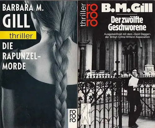 Gill, Barbara: Konvolut mit 9 Büchern. Enthalten: Blind in den Tod / Seminar für Mord / Zündstoff für das Parlament / Othellos letzte Probe / Die Zeit danach / Nocturno für eine Hexe / Die Rapunzelmorde / Der zwölfte Geschworene / Herzchen. 
