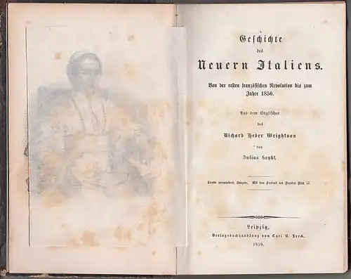 Wrightson, Richard Heber: Geschichte des Neuern Italiens : Von der ersten französischen Revolution bis zum Jahre 1850. 