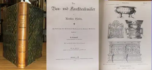 Hörde / Bochum.   Ludorff, A. (bearbeitet), E. Hoese, Prof. Dr. Darpe (geschichtliche Einleitungen): Die Bau  und Kunstdenkmäler der Kreise Hörde, Bochum Stadt.. 