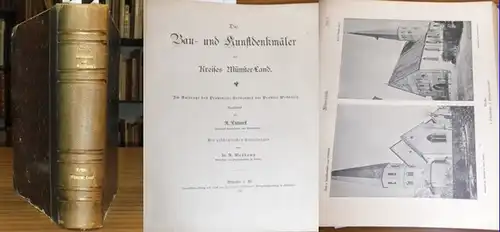 Münster. - Ludorff, A. (bearbeitet), A. Weskamp (geschichtliche Einleitungen): Die Bau- und Kunstdenkmäler des Kreises Münster-Land. Im Auftrage des Provinzial-Verbandes der Provinz Westfalen bearbeitet von...