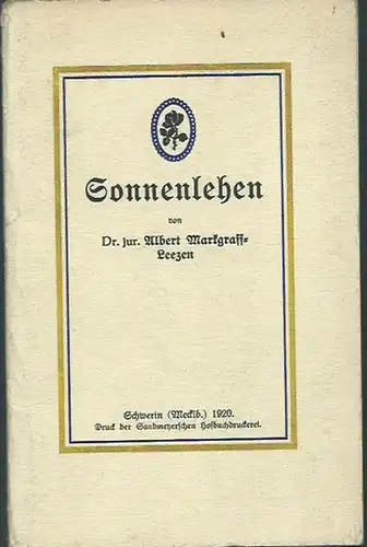 Markgraff-Leezen, Albert: Sonnenleben. 