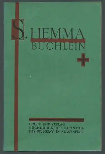 Löw, Josef: S. Hemma-Büchlein. Dem christlichen Volke gewidmet. 