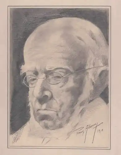 Abony, Franz: Portrait Adolph Menzel. 