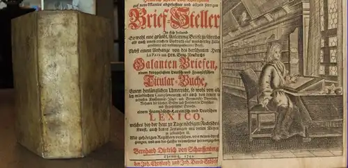 Wertheim, Heinrich Volck v. / Bernhard Dietrich von Scharffenberg (Hrsg.): Heinrich Volck von Wertheim auf neue Manier abgefaßter und allzeit fertiger Brief Steller in sich.. 