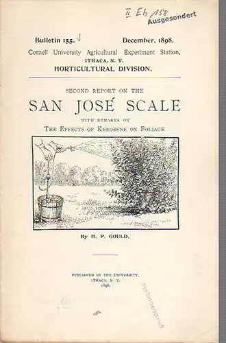 Gould, H. P: Second Report on the San José Scale with remarks on The Effects of Kerosene on Foliage. (= Bulletin 155, December, 1898. Cornell University Agricultural Experiment Station, Ithaca, N. Y., Horticultural Division). 