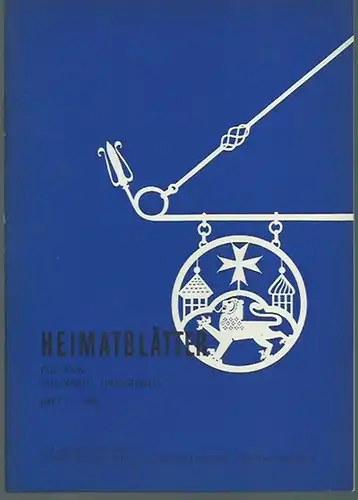 Osterode. - Heimat- und Geschichtsverein Osterode / Harz (Herausgeber): Heimatblätter für den süd-westlichen Harzrand. Heft 12 / 1962. 
