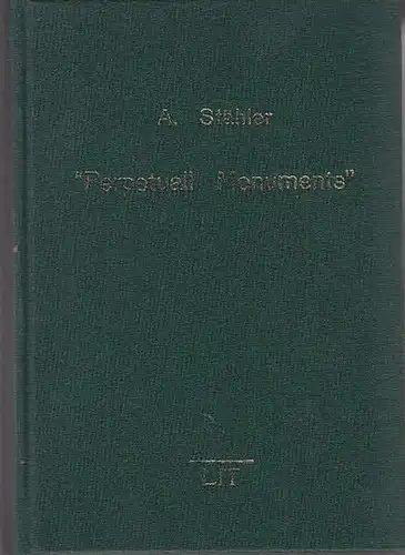 Stähler, Axel: "Perpetuall Monuments" : Die Repräsentation von Architekture in der italienischen Festdokumentation (ca. 1515-1640) und der englischen court masque (1604-1640). (=Studien zur englischen Literatur, hrsg. Von Dieter Mehl ; Band 12). 