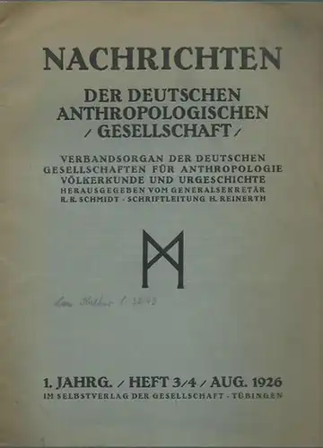 Weinert, Hans u.a: Neue Schädelfunde. In: Nachrichten der Deutschen Anthropologischen Gesellschaft, Jahrgang 1, Heft 3/4, August 1926. 