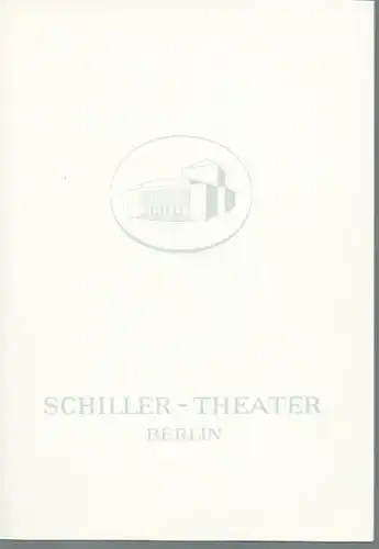 Schiller Theater, Berlin.   Intendant: Boleslav Barlog.   Whiting, John: Programmheft zu: Die Teufel. Deutsch von Erich Fried. Inszenierung: Hans Lietzau. Bühnenbild und.. 