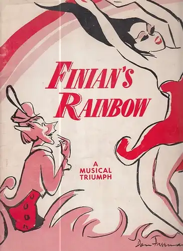 The New York City Center Light Opera Company.   William Hammerstein: Finian ' s Rainbow. A Musical Triumph. Programmheft. Aufführung von: The New York.. 
