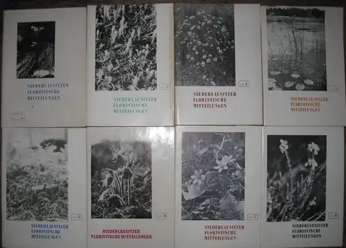 Lausitz. -  Werner Pietsch / Siegfried Hamsch / Hubert Illig / Elsbeth Lange / Gunther Klemm / Wolfgang Fischer / Dieter Stellmacher / Heinz-Dieter Krausch (Autoren) - Floristischer Arbeitskreis der Niederlausitz (Hrsg.): Niederlausitzer floristische Mitt