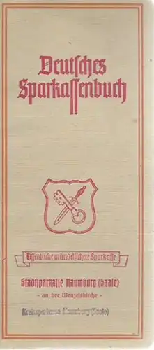 Westphal, Regina. - Stadtsparkasse Naumburg ( Saale), Deutsches Sparkassenbuch der Stadtsparkasse Naumburg (Saale) / Kreissparkasse Naumburg für Regina Westphal mit der Nummer 66593 vom 17. 2. 1953 (letzter Eintrag)