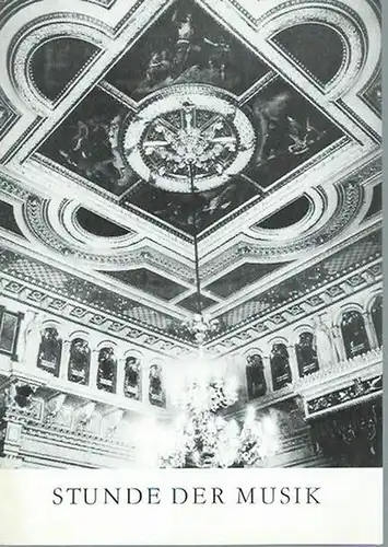 Stunde der Musik. 'Musica-Instrumentalis', Schwerin. Programm: Francesco Durante, Johann Christian Hertel, Pietro Antonio Locatelli, Johann Sebastian Bach. - Konzert im Schloß in Ludwigslust am 13. Juni 1989