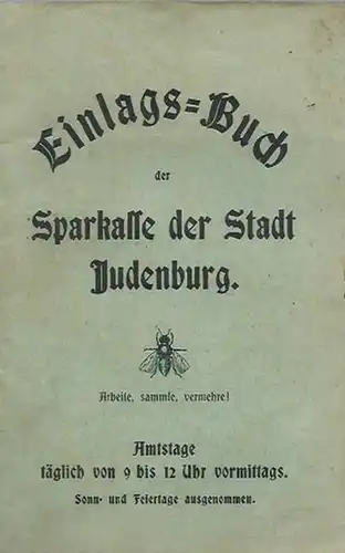 Judenburg, Einlags-Buch Serie 10, Nr. 41766 der Sparkasse der Stadt Judenburg