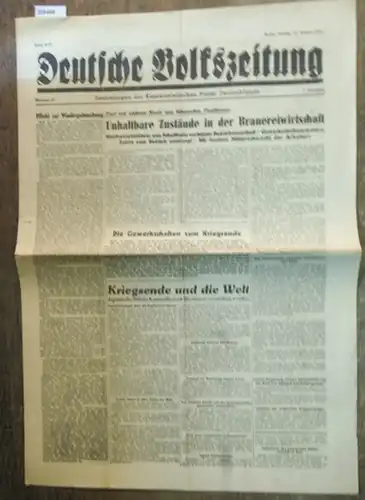 Deutsche Volkszeitung.   KPD: Deutsche Volkszeitung. Zentralorgan der Kommunistischen Partei Deutschlands. Jahrgang 1, Nummer 57. Freitag, 17. August 1945. Aus dem Inhalt: Pflicht zur.. 