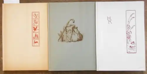 Küng, Heinrich / Rudolf Wening / Nikolaus Stoecklin / Walter Küng (Illustrationen): Einkehr. Bände I, II und III. Eine kleine Gabe von Heinrich Küng. 