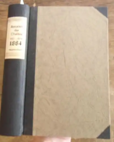 Annalen der Chemie   Hermann Kopp,  A.W. Hofmann, A. Kekule, E. Erlenmeyer, Jacob Volhard  (Hrsg.): Justus Liebig's  Annalen der Chemie 1884.. 