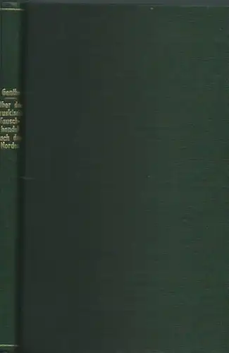 Genthe, Hermann: Ueber den etruskischen Tauschhandel nach dem Norden. Aus dem Inhalt: Bedenken gegen den etruskischen Import / Die Sprache der Funde / Das Verbreitungsgebiet.. 