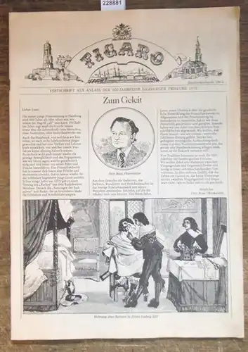 Figaro.   Schwarzkopf.   Hamburger Frisöre.   Karl   Heinz Behncke (Illustrationen).   Boas, Otto (Geleitwort): Figaro. Festschrift aus Anlass.. 